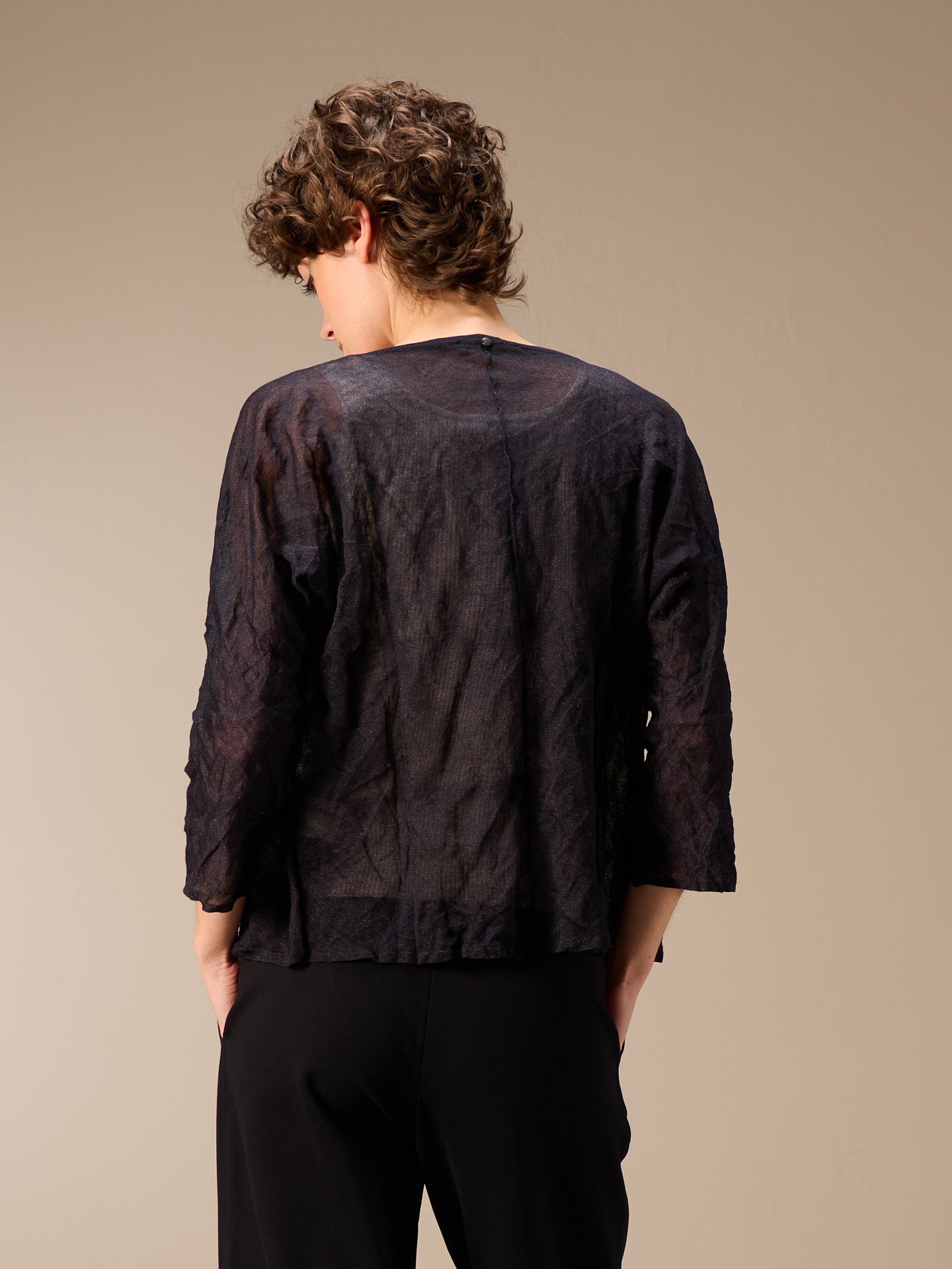 Feinstrickjacke