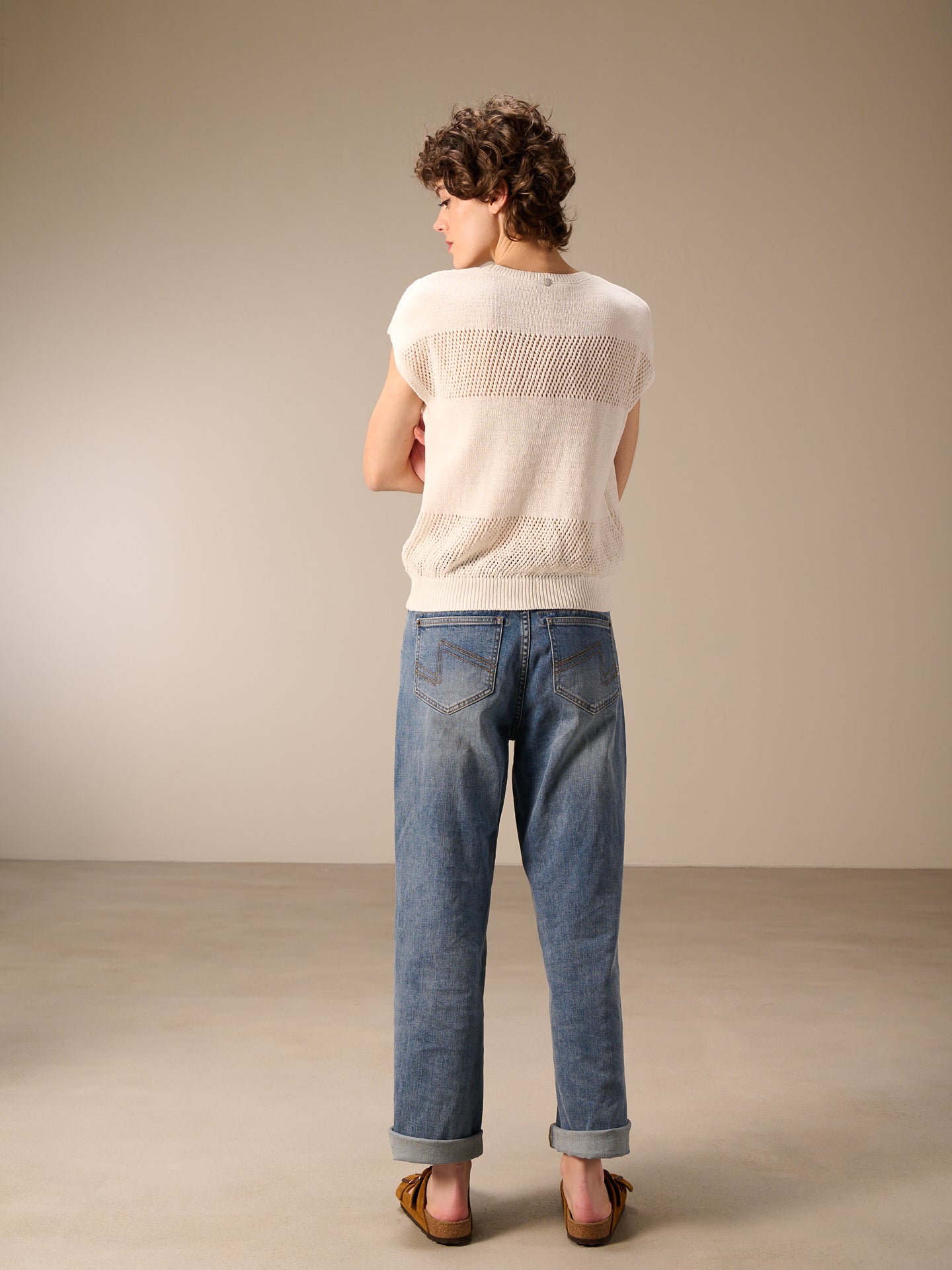 débardeur à col rond