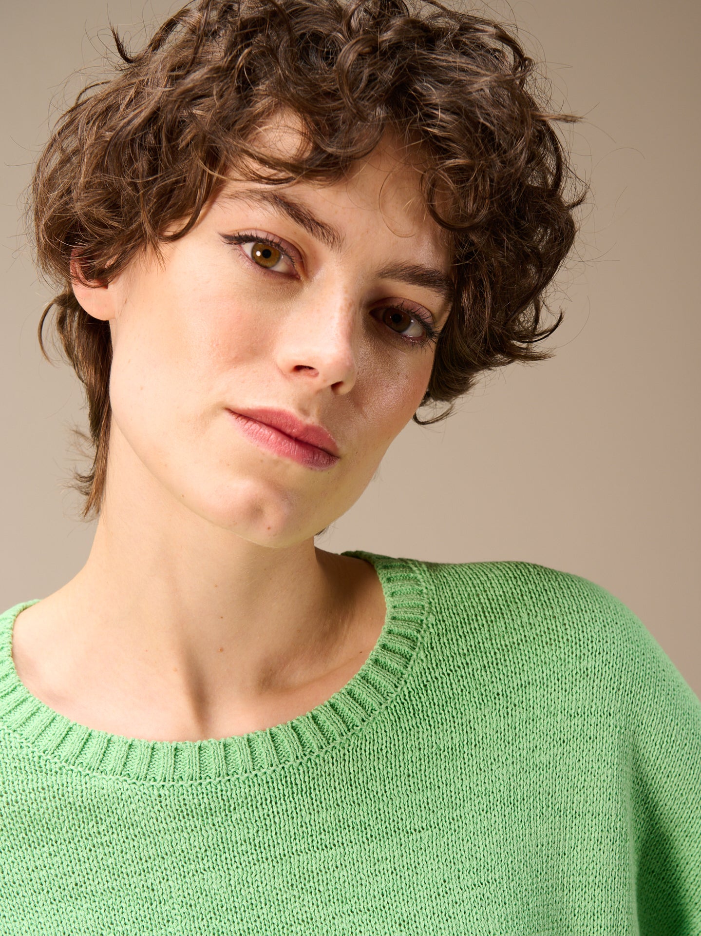 Round-neck sweater