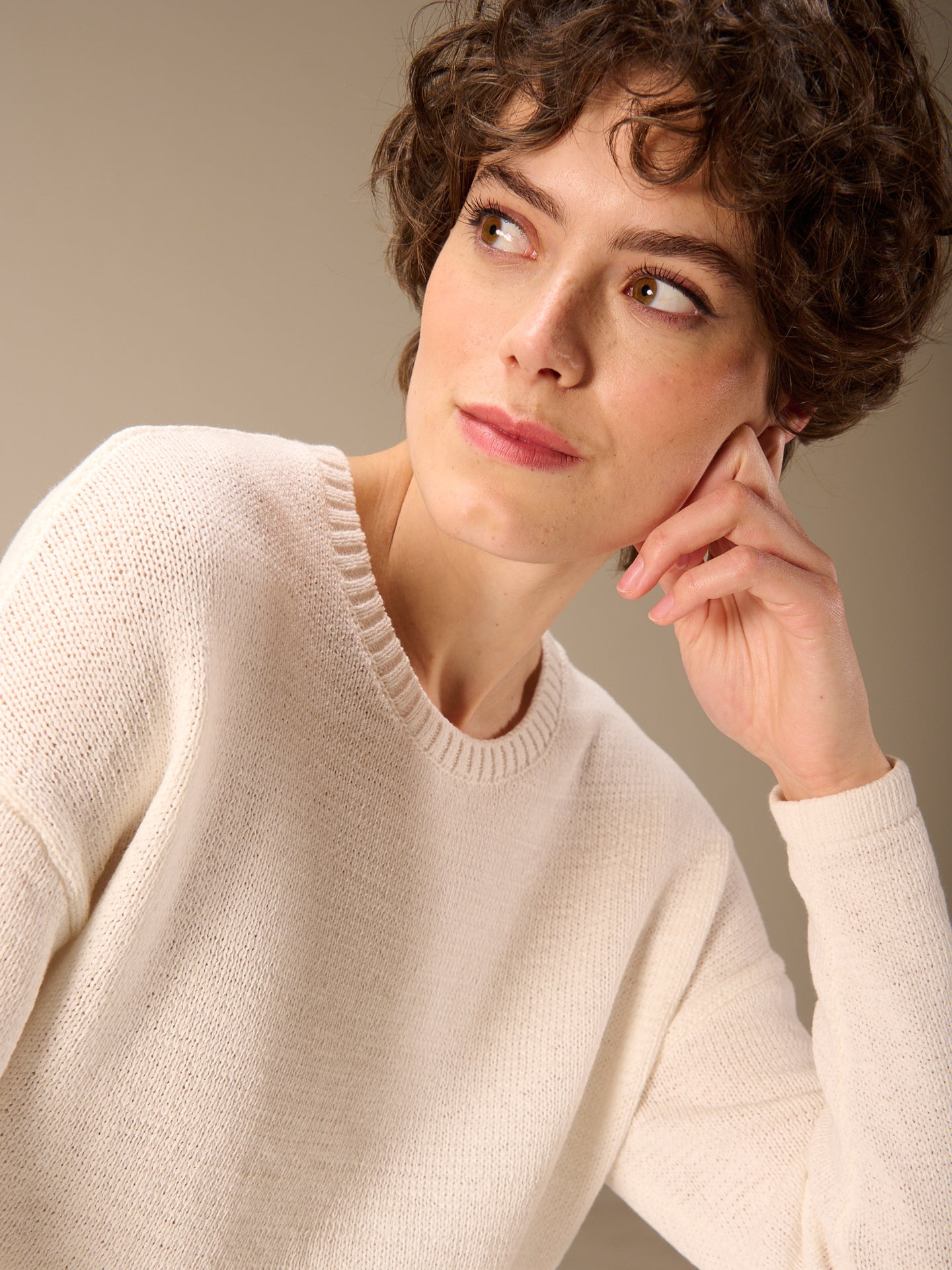 Round-neck sweater
