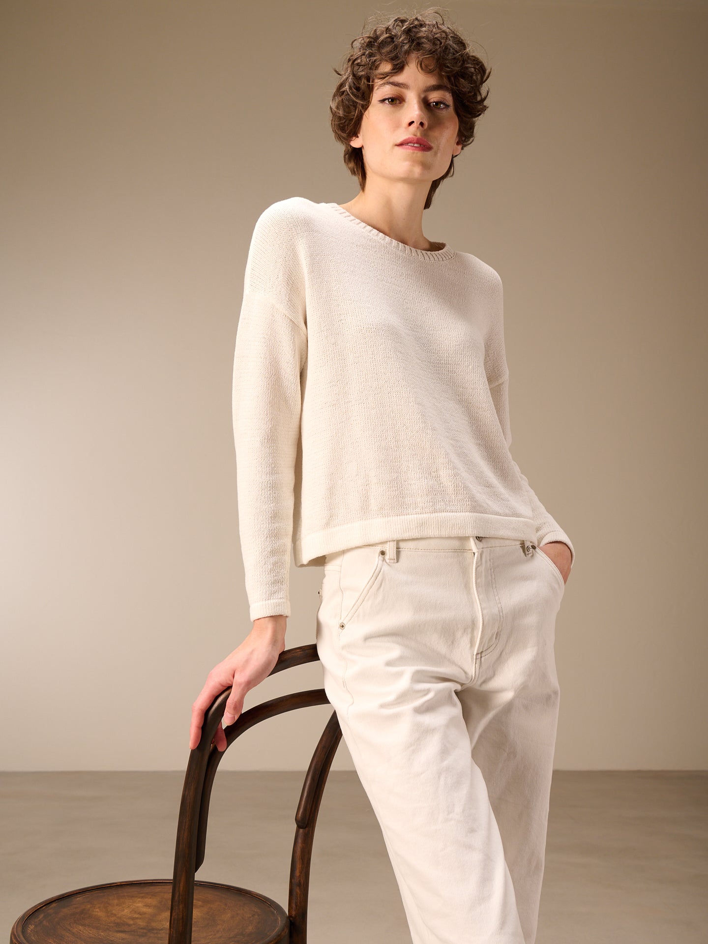 Round-neck sweater