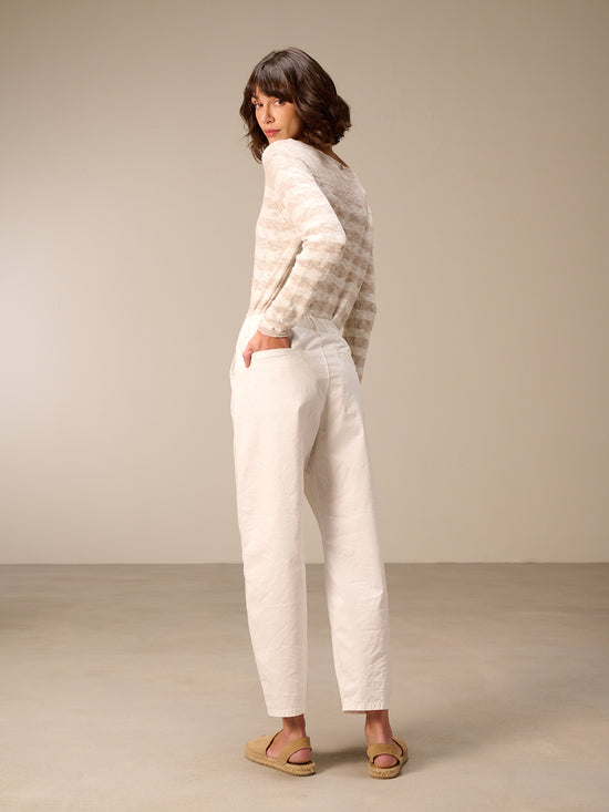 Pantaloni barrel fit