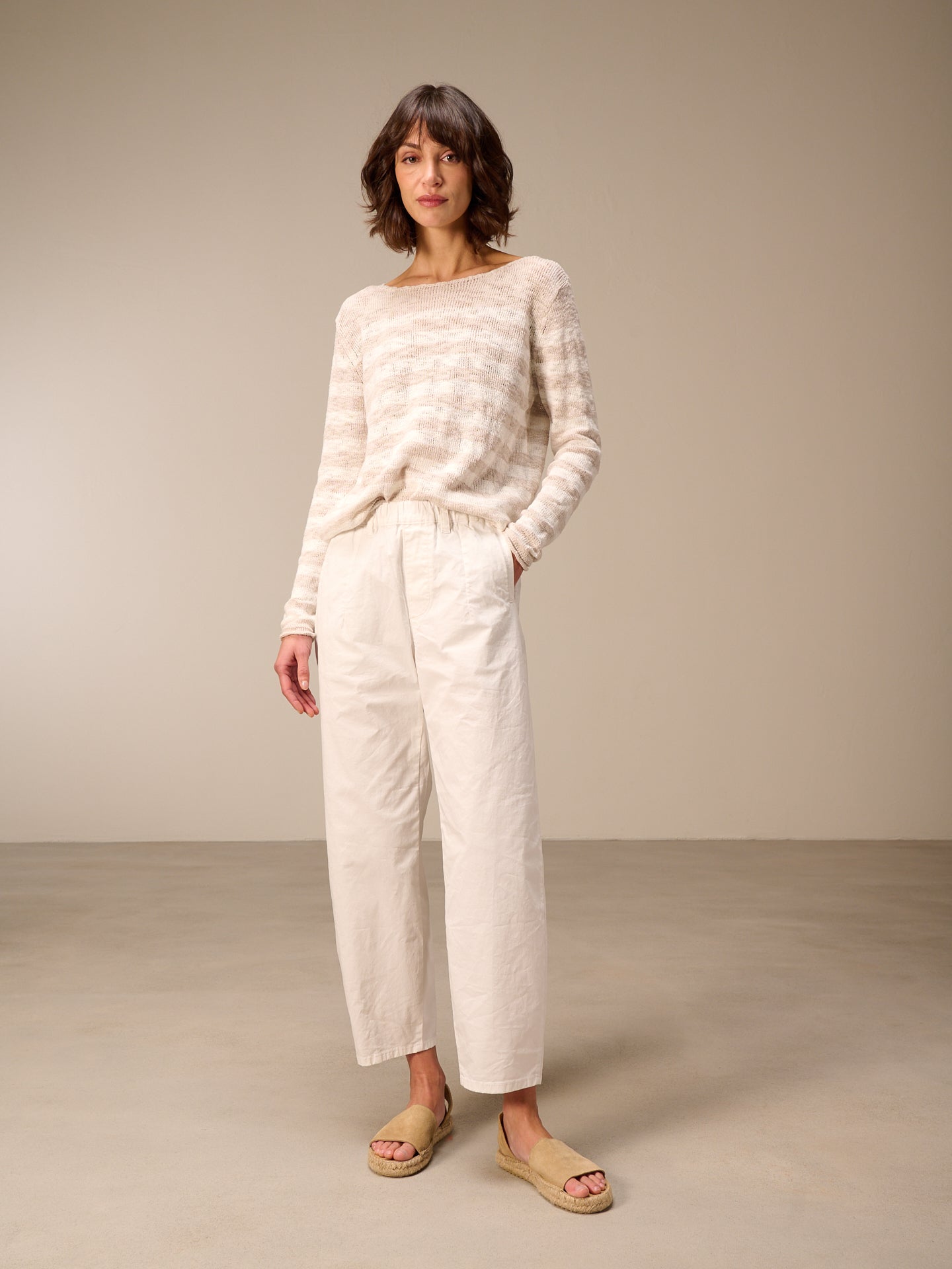 Pantaloni barrel fit