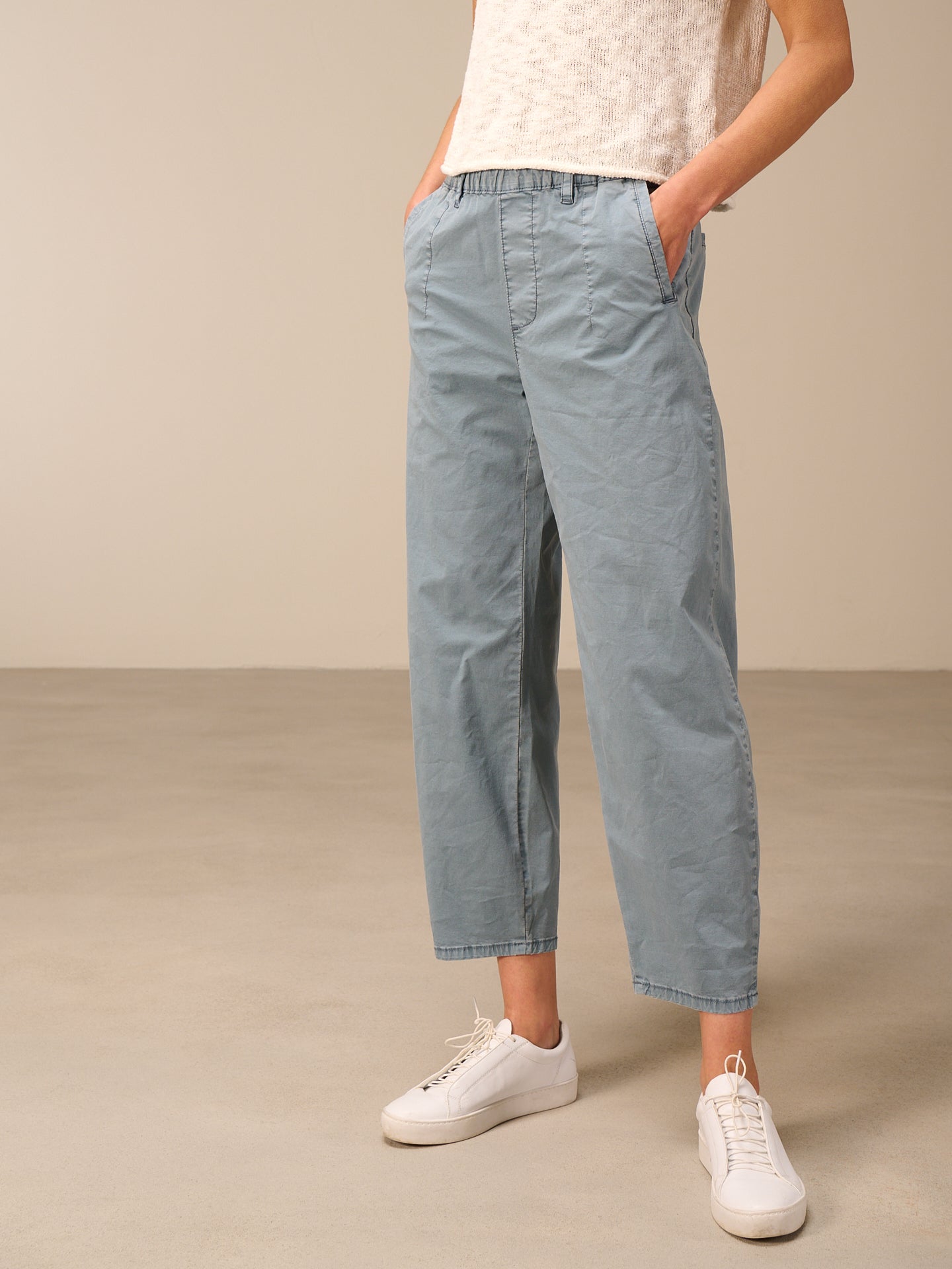 Pantaloni barrel fit