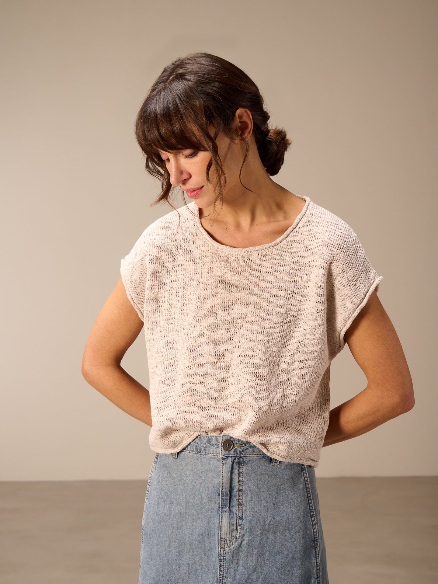Smanicato in maglia