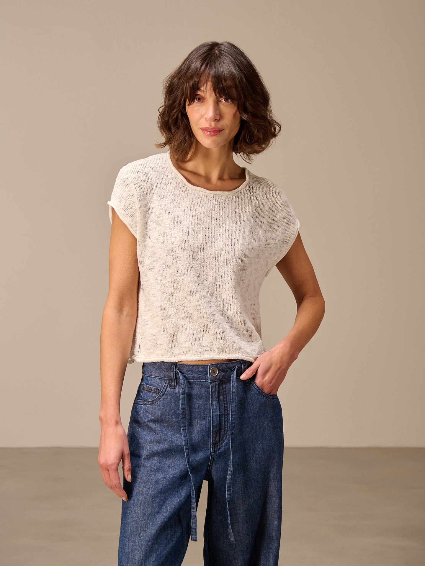 Smanicato in maglia