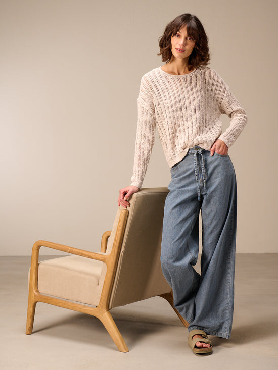 Maglione a maglia larga