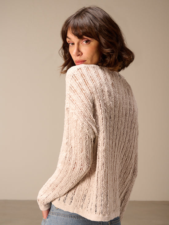 Maglione a maglia larga