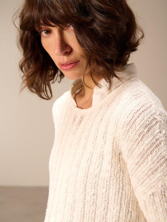 Maglione a maglia larga