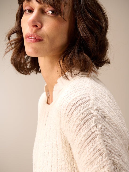 Maglione a maglia larga