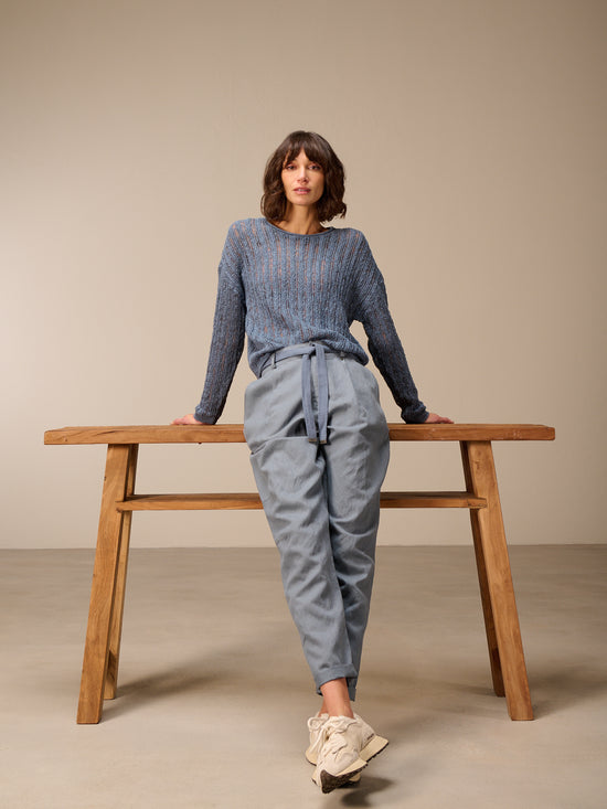 Maglione a maglia larga