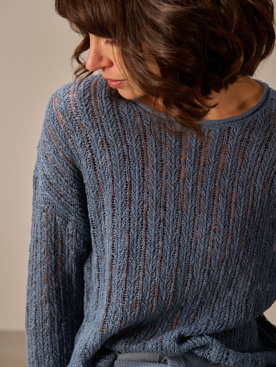 Maglione a maglia larga