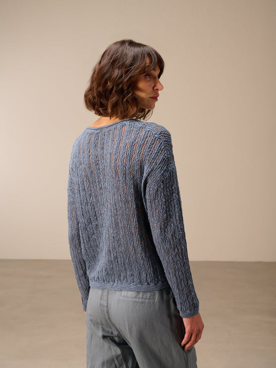 Maglione a maglia larga