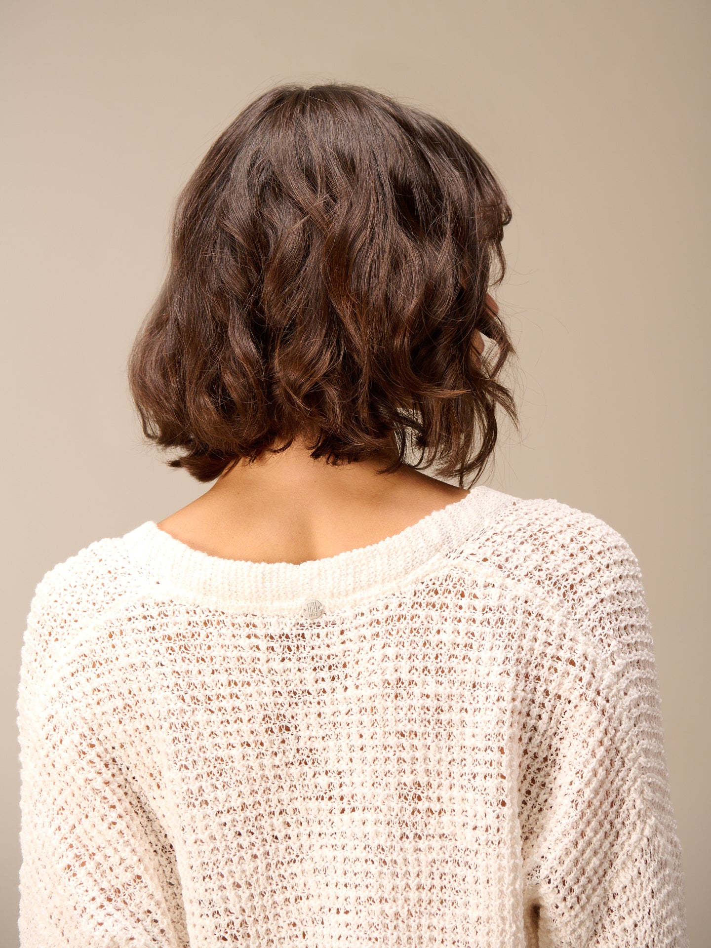 Giacca in maglia con scollo a V