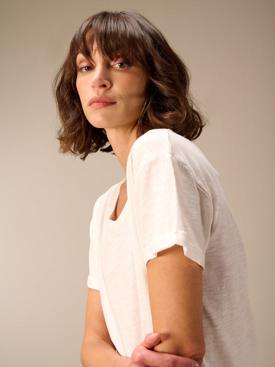 Maglietta con scollo a V