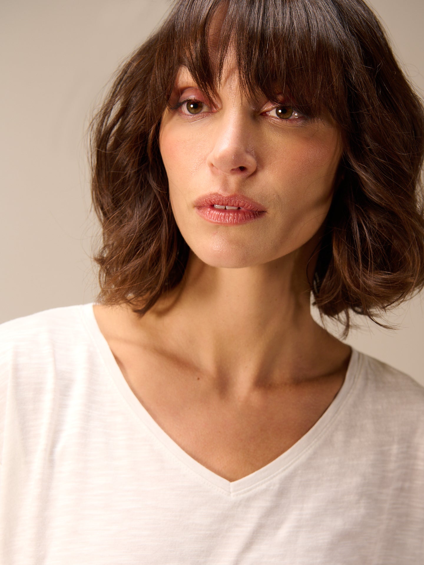 Maglietta con scollo a V