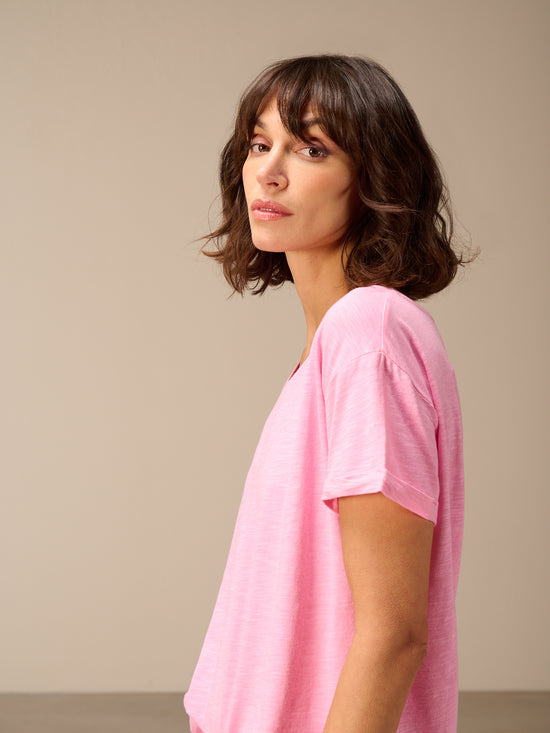 Maglietta con scollo a V