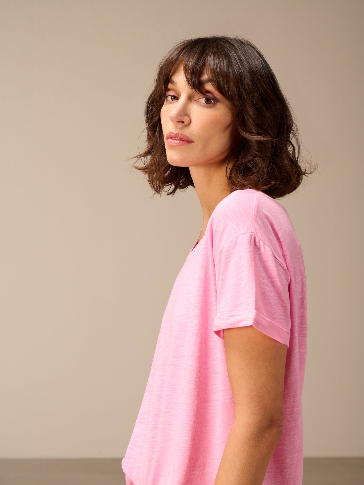 Maglietta con scollo a V