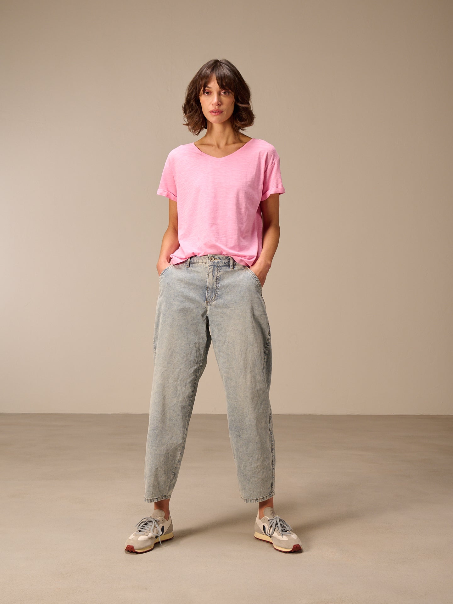 Maglietta con scollo a V