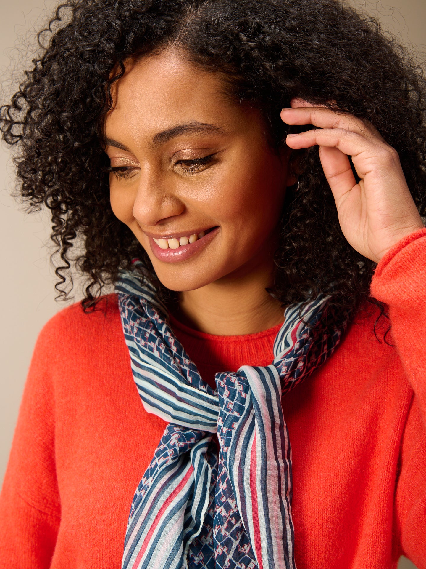 Printed scarf