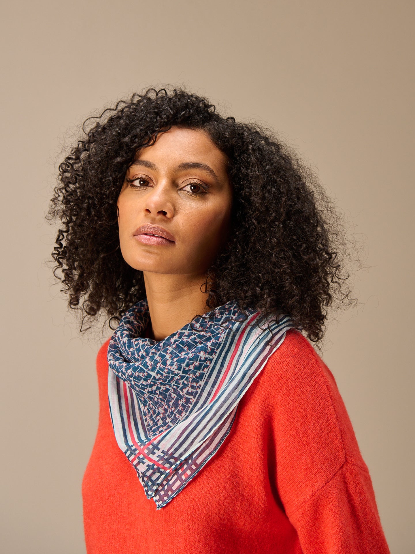 Printed scarf