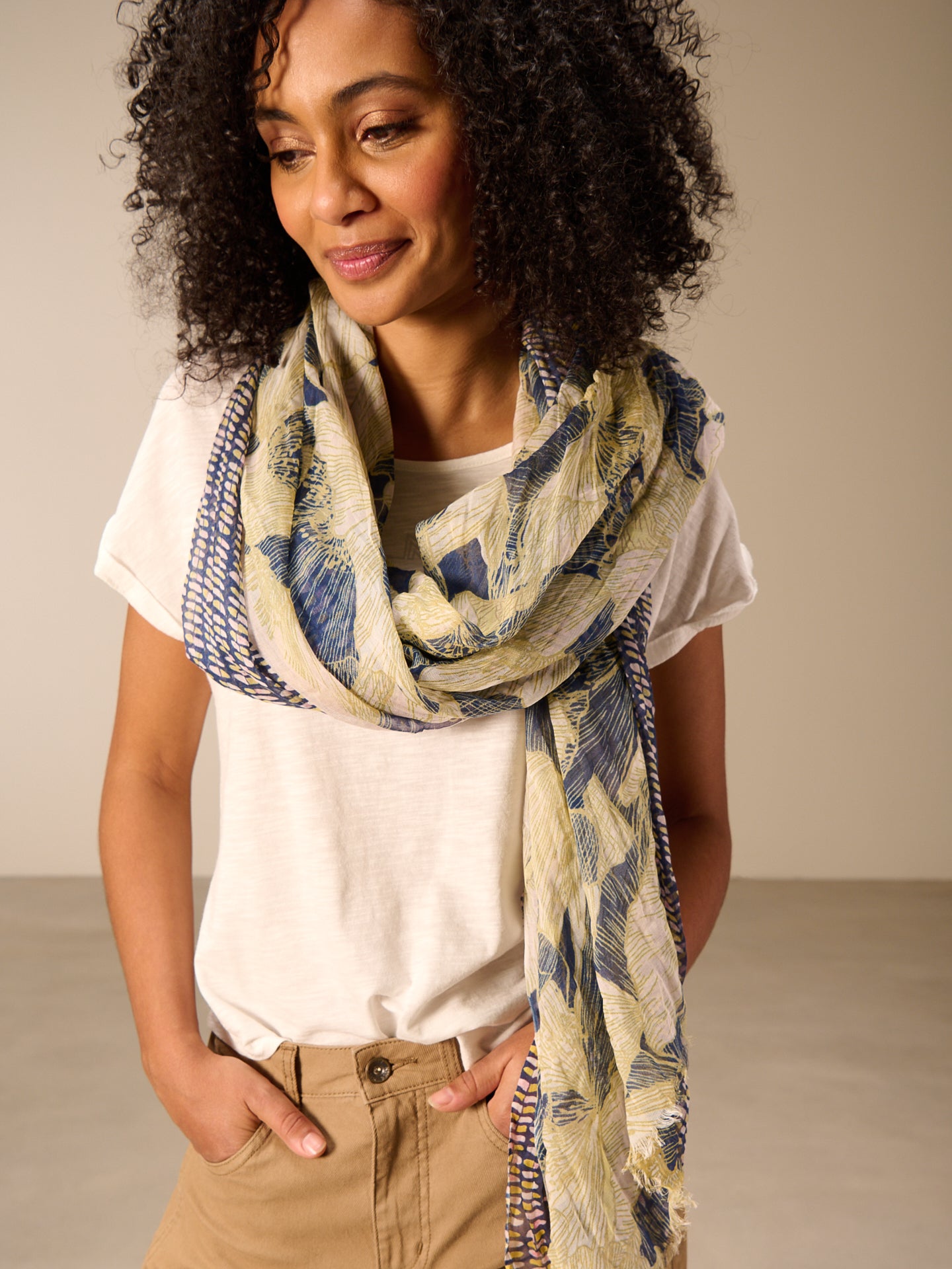 Printed scarf