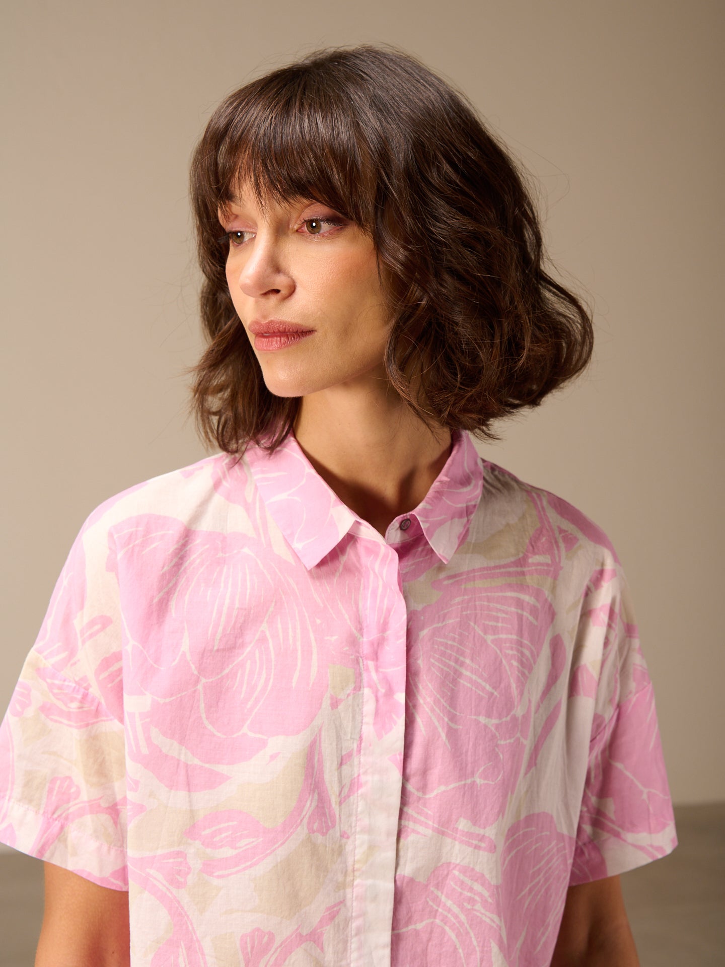 Blusa a maniche corte