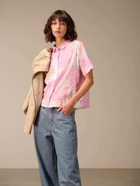 Blusa a maniche corte