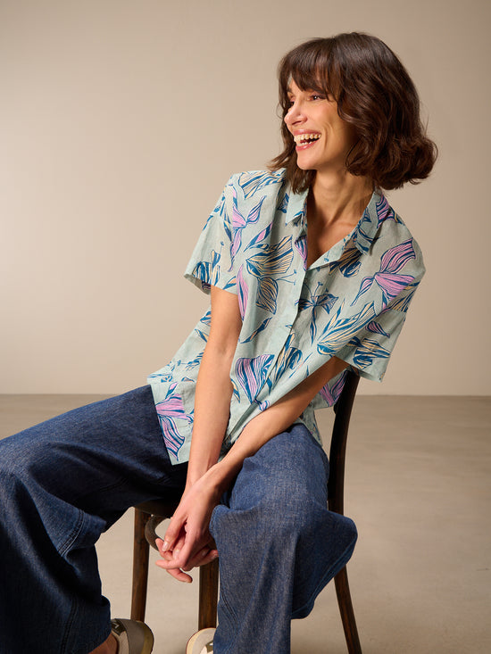 Blusa a maniche corte