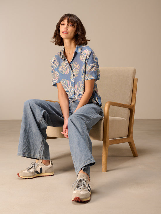 Blusa a maniche corte