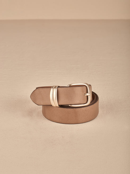 Leather belt