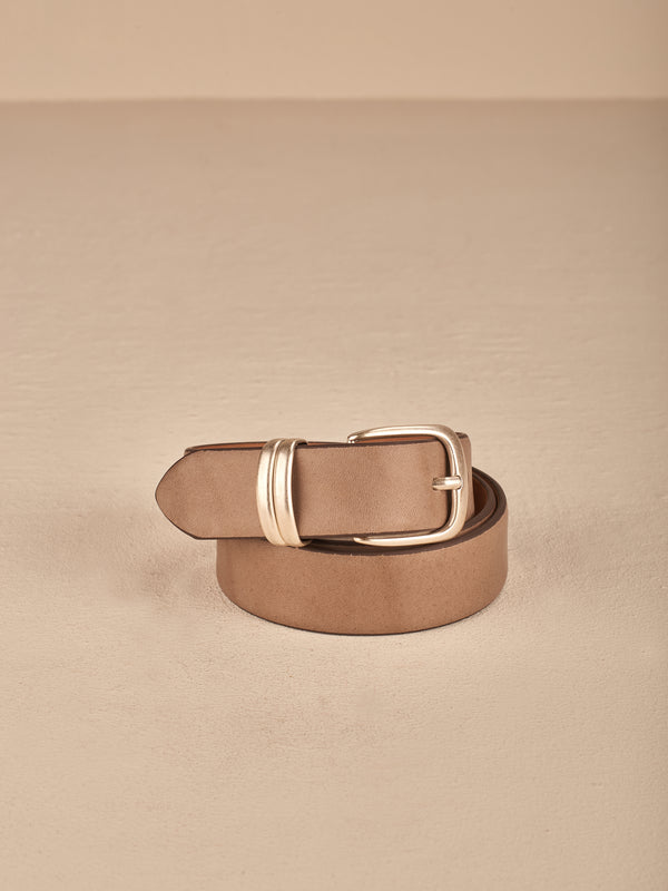 Leather belt