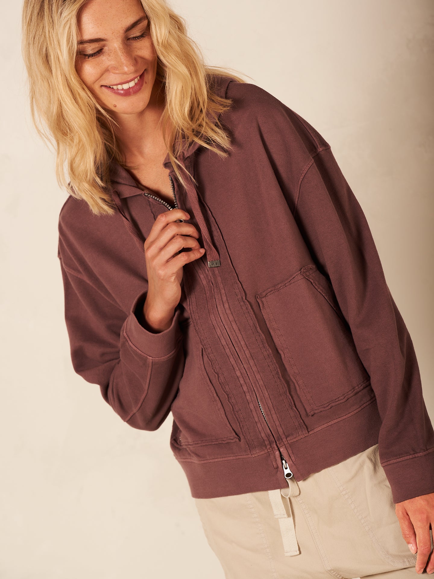 veste en sweat à capuche