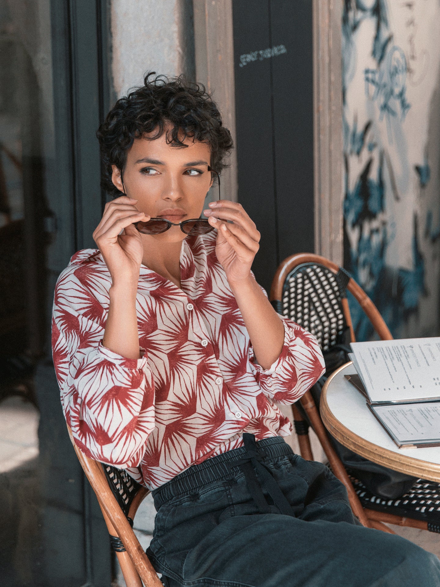 blouse imprimé