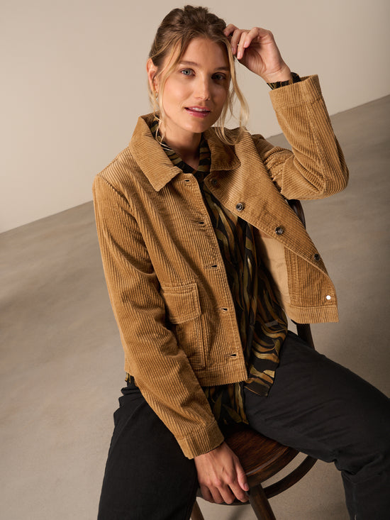 Shirt-collar jacket