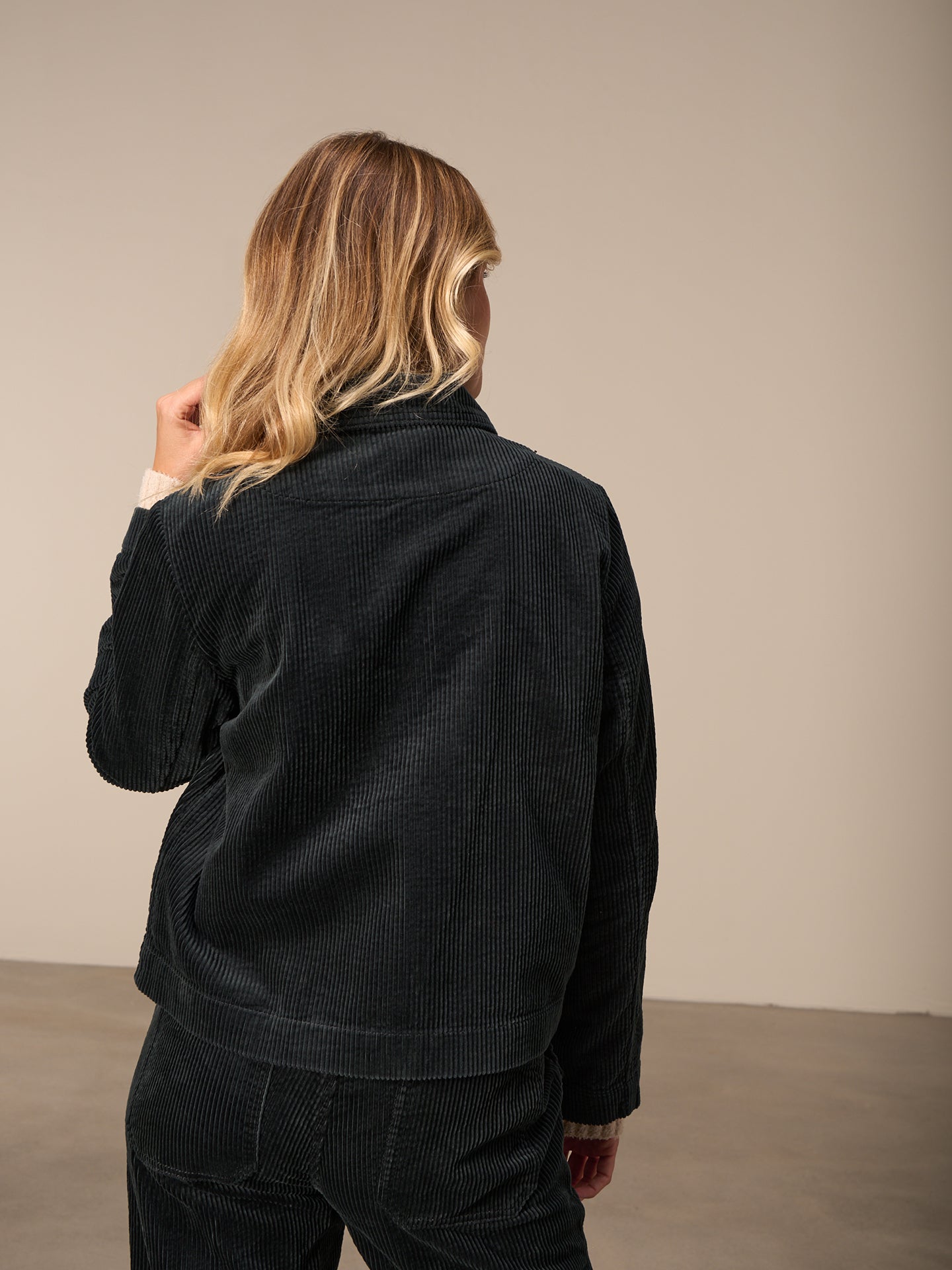 Jacke mit Hemdkragen
