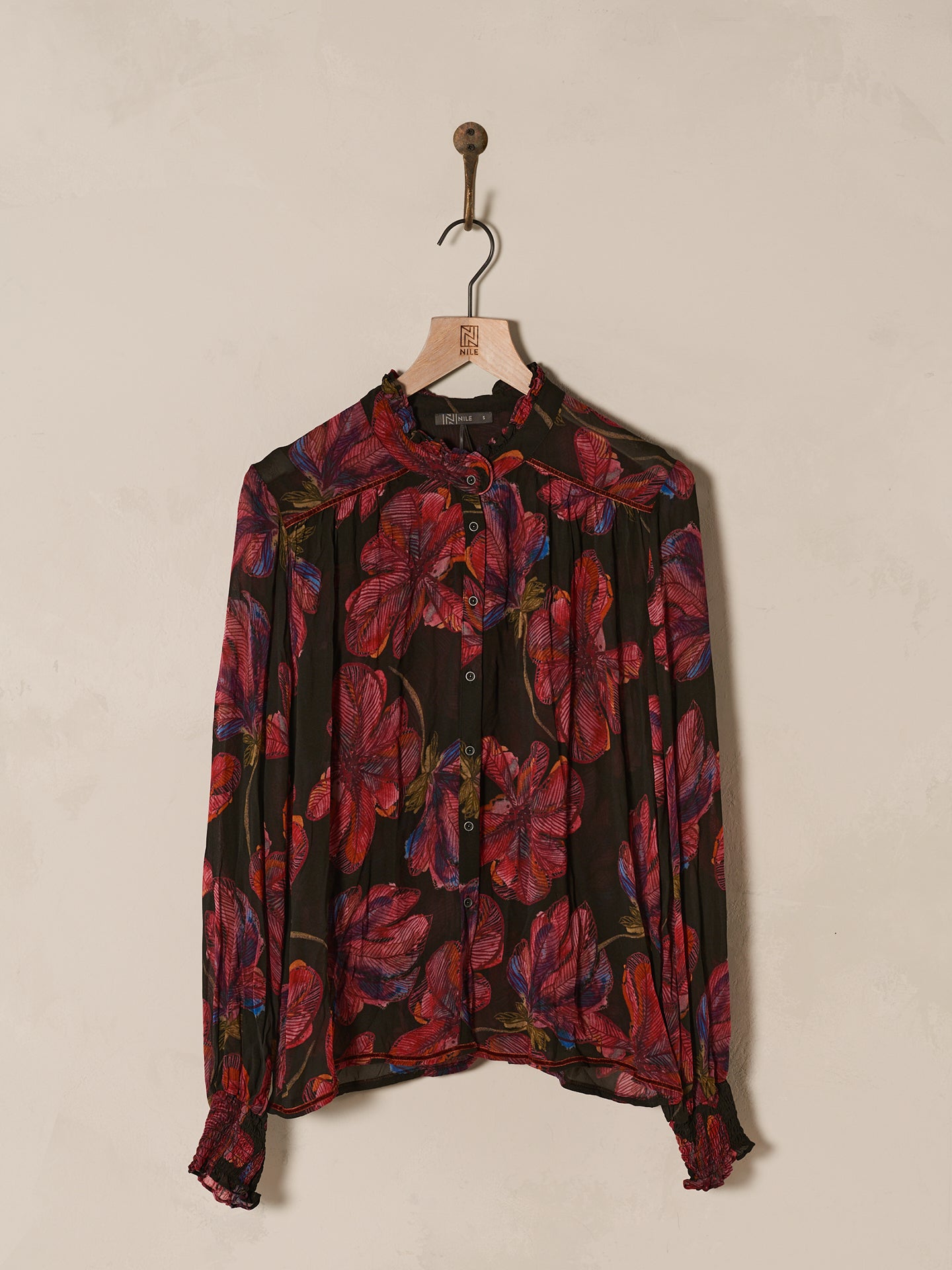 Bluse mit Rüschendetail