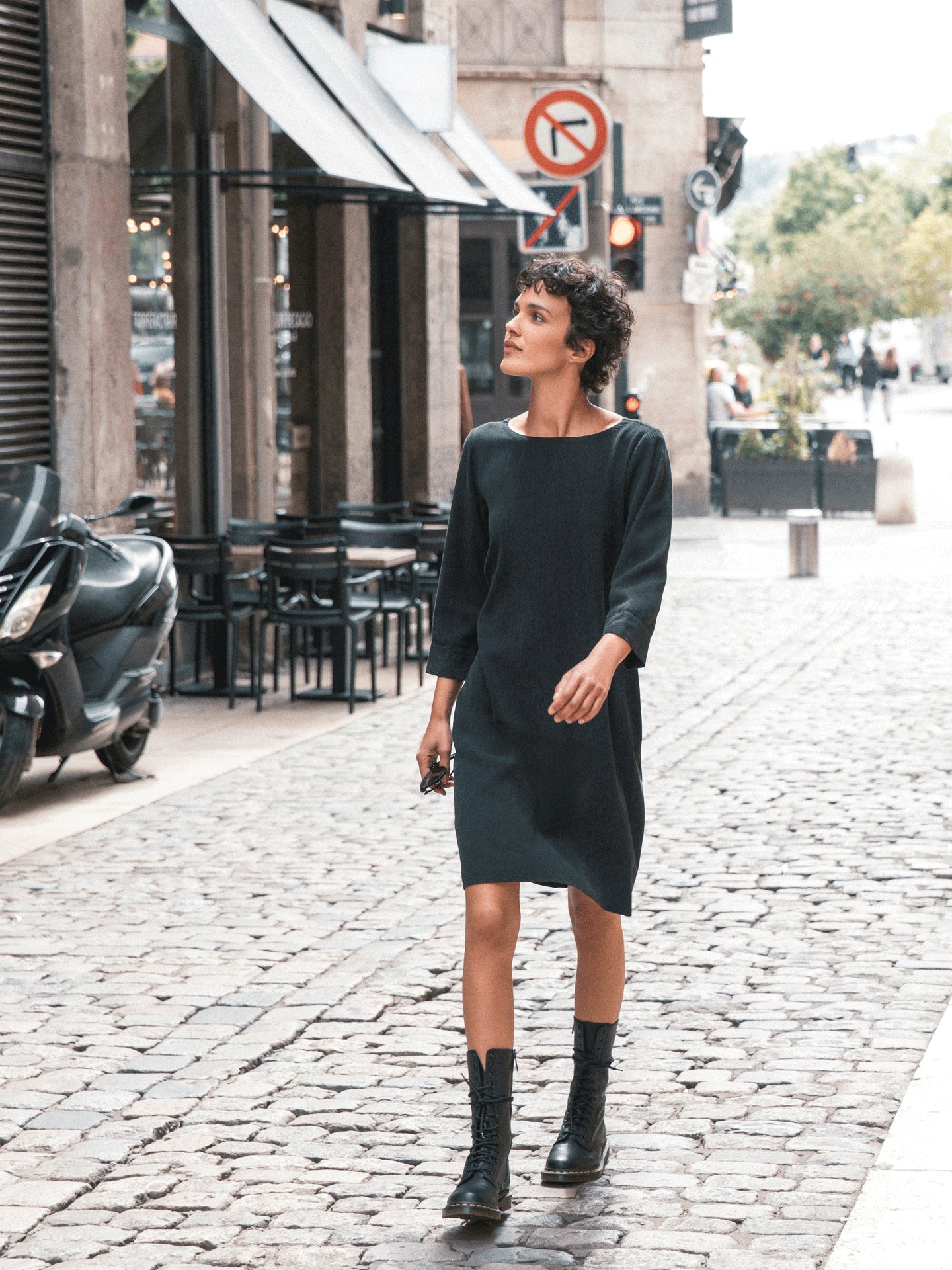 robe à col rond