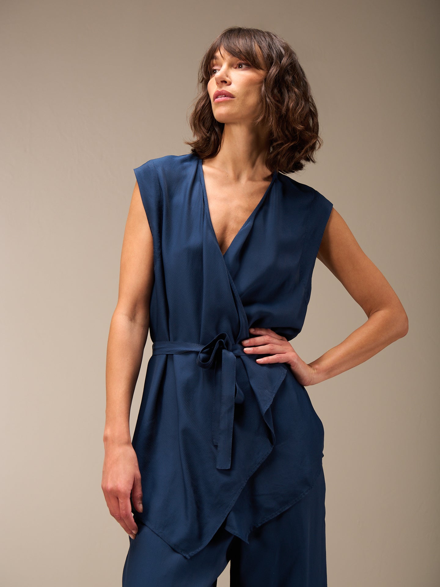 gilet avec ceinture