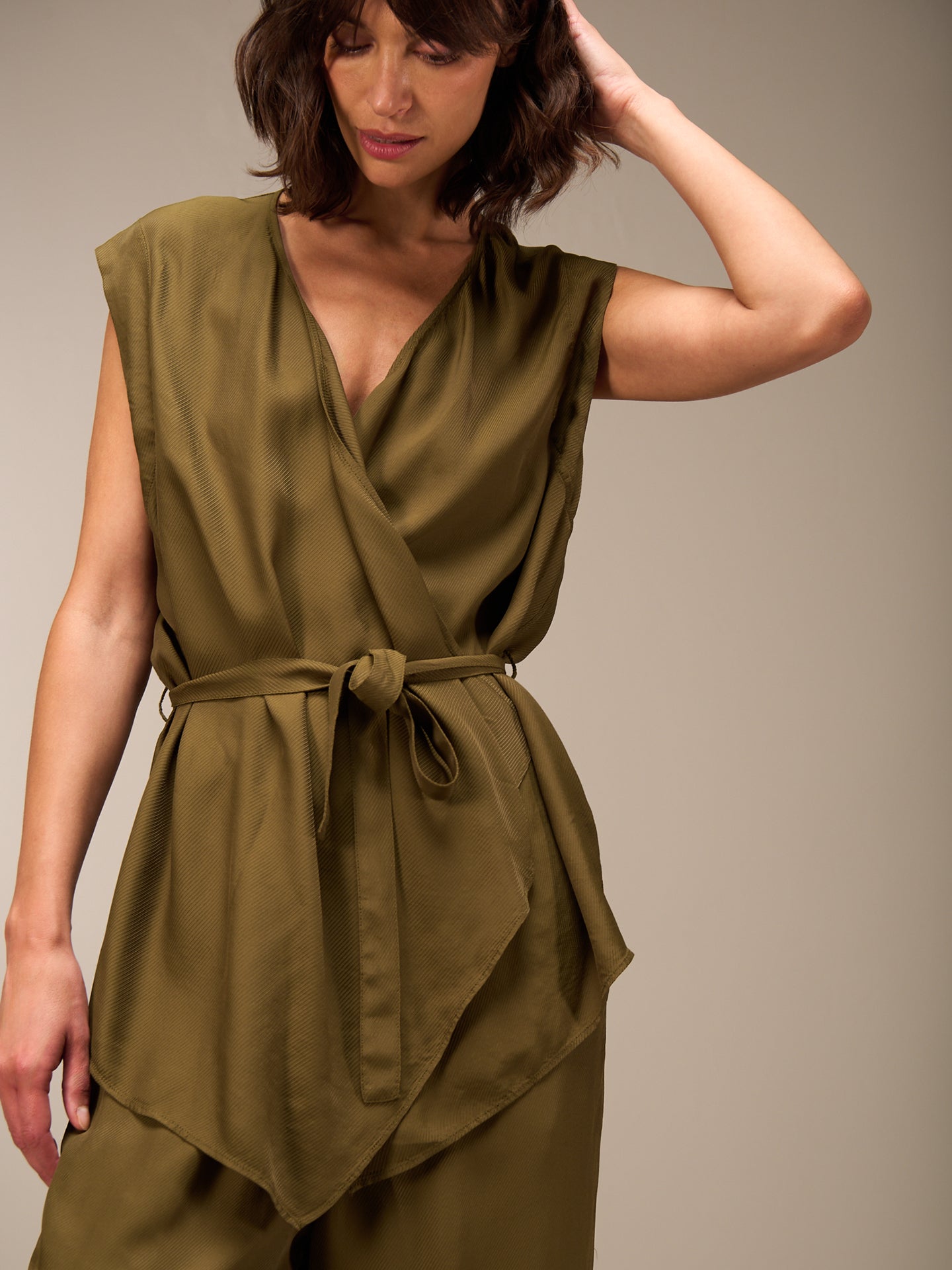 gilet avec ceinture