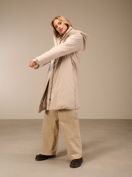 Mantel mit Kapuze