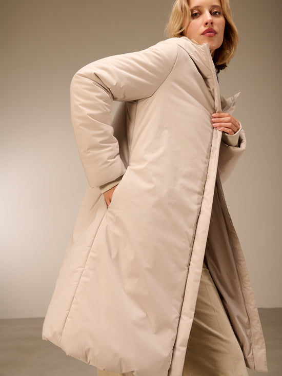 Cappotto con cappuccio
