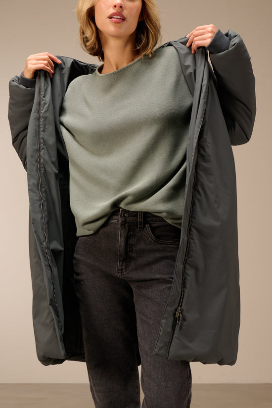 Cappotto con cappuccio