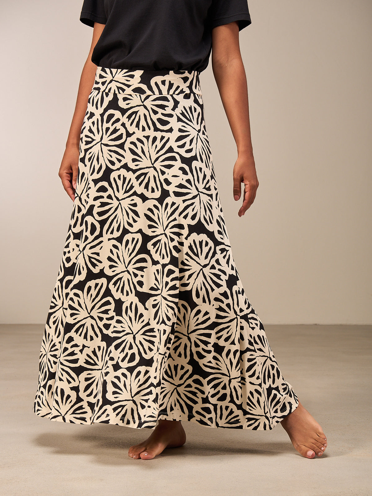 Jersey skirt