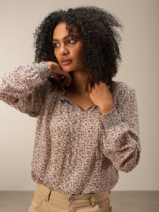 Bluse mit Rüschendetail