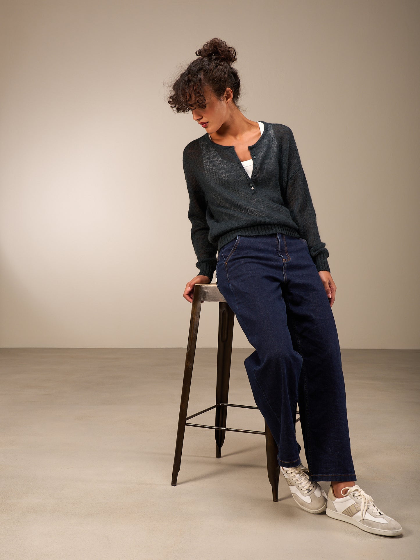 Maglione in maglia misto lana
