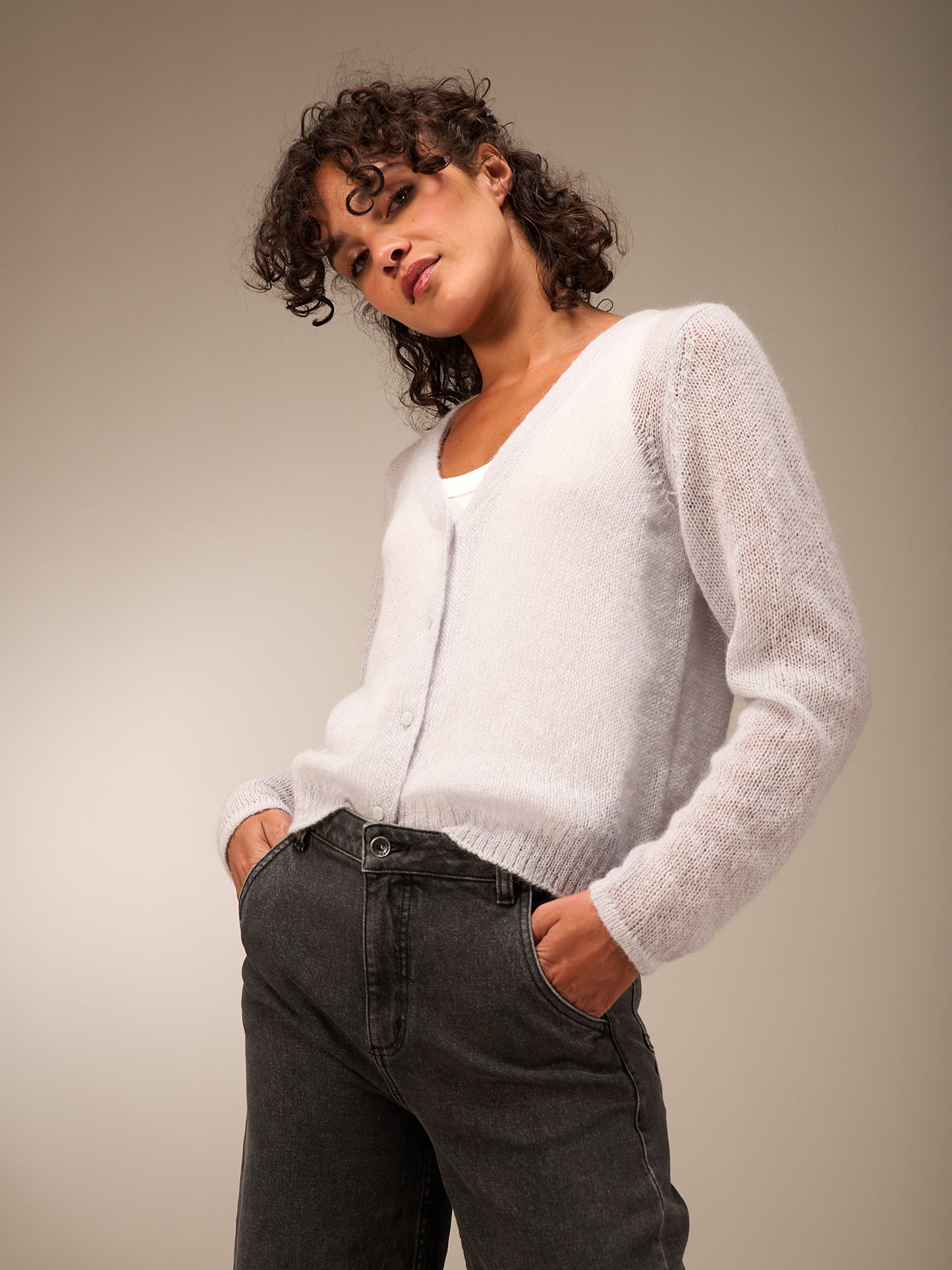 Button-up cardigan