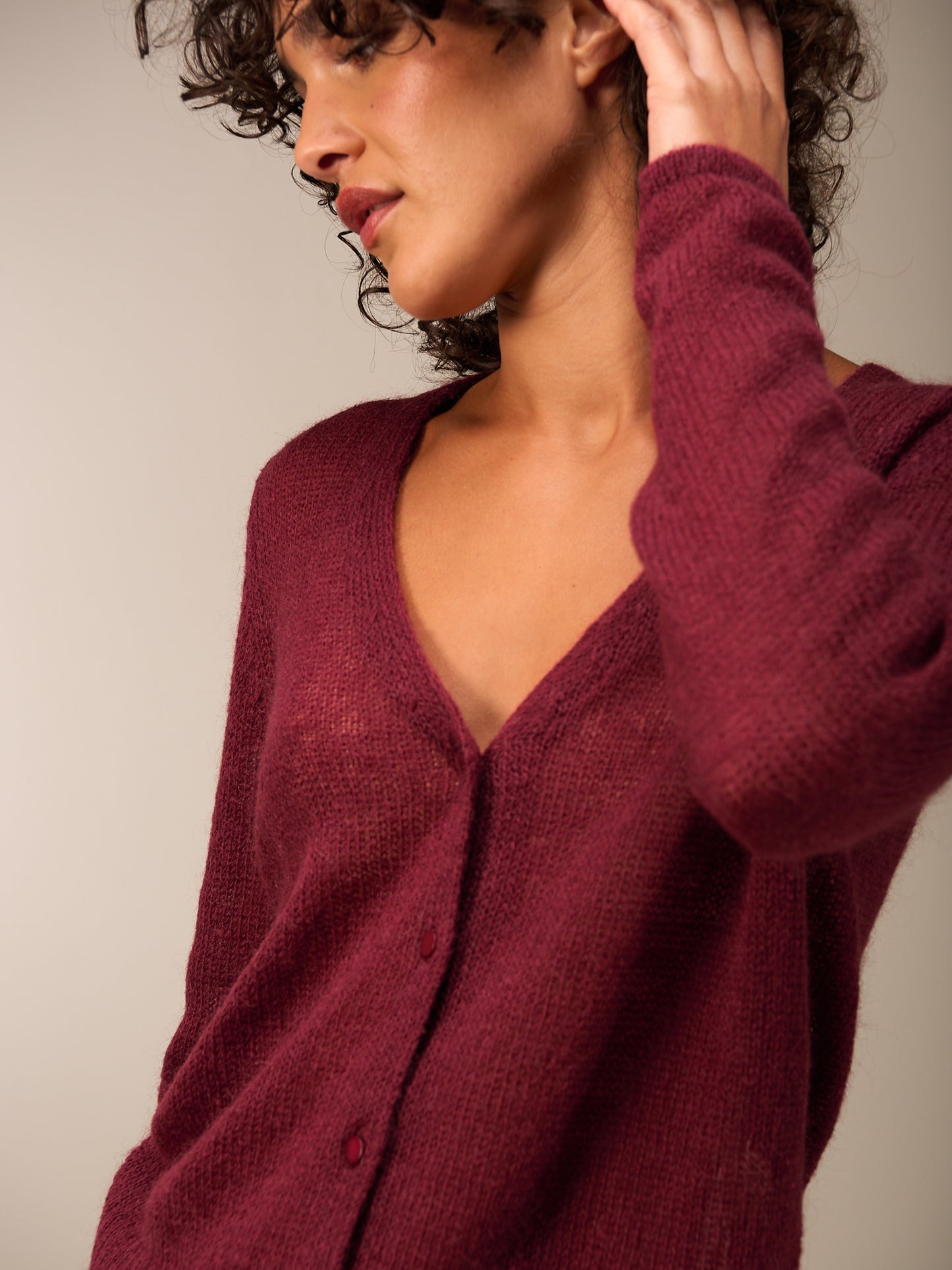 Button-up cardigan