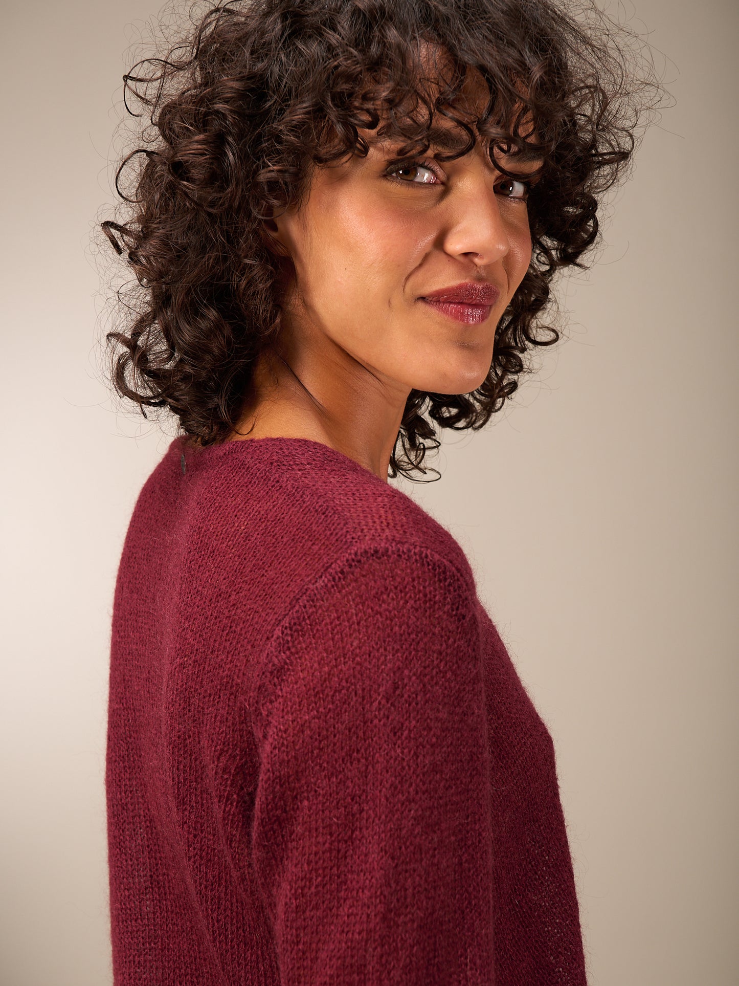 Giacca in maglia con chiusura con bottoni