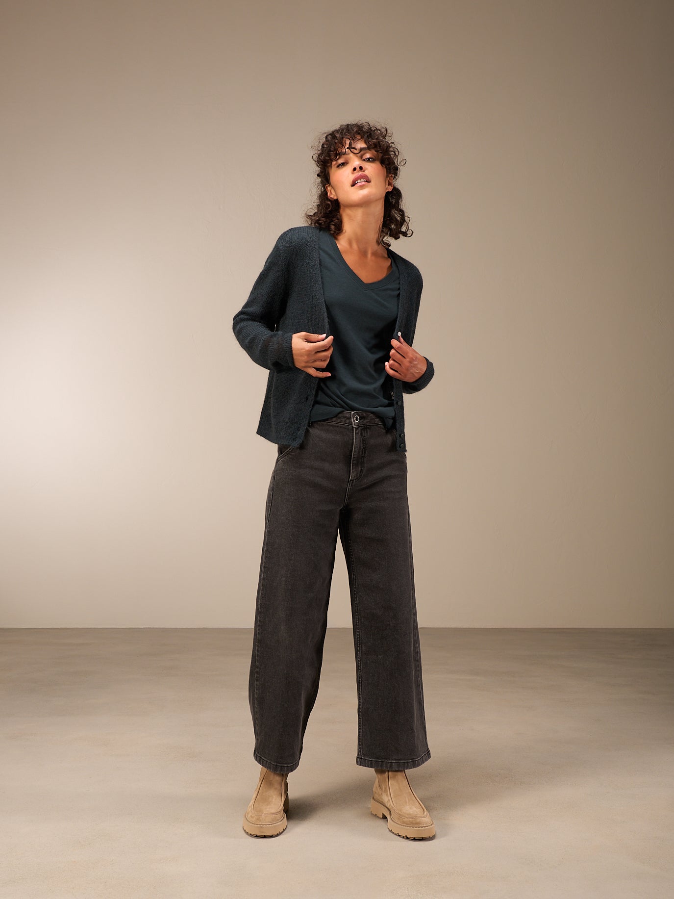 Giacca in maglia con chiusura con bottoni